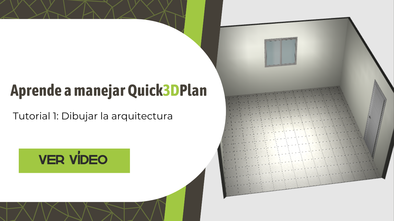 1. Dibujar la arquitectura en Quick3DPlan.