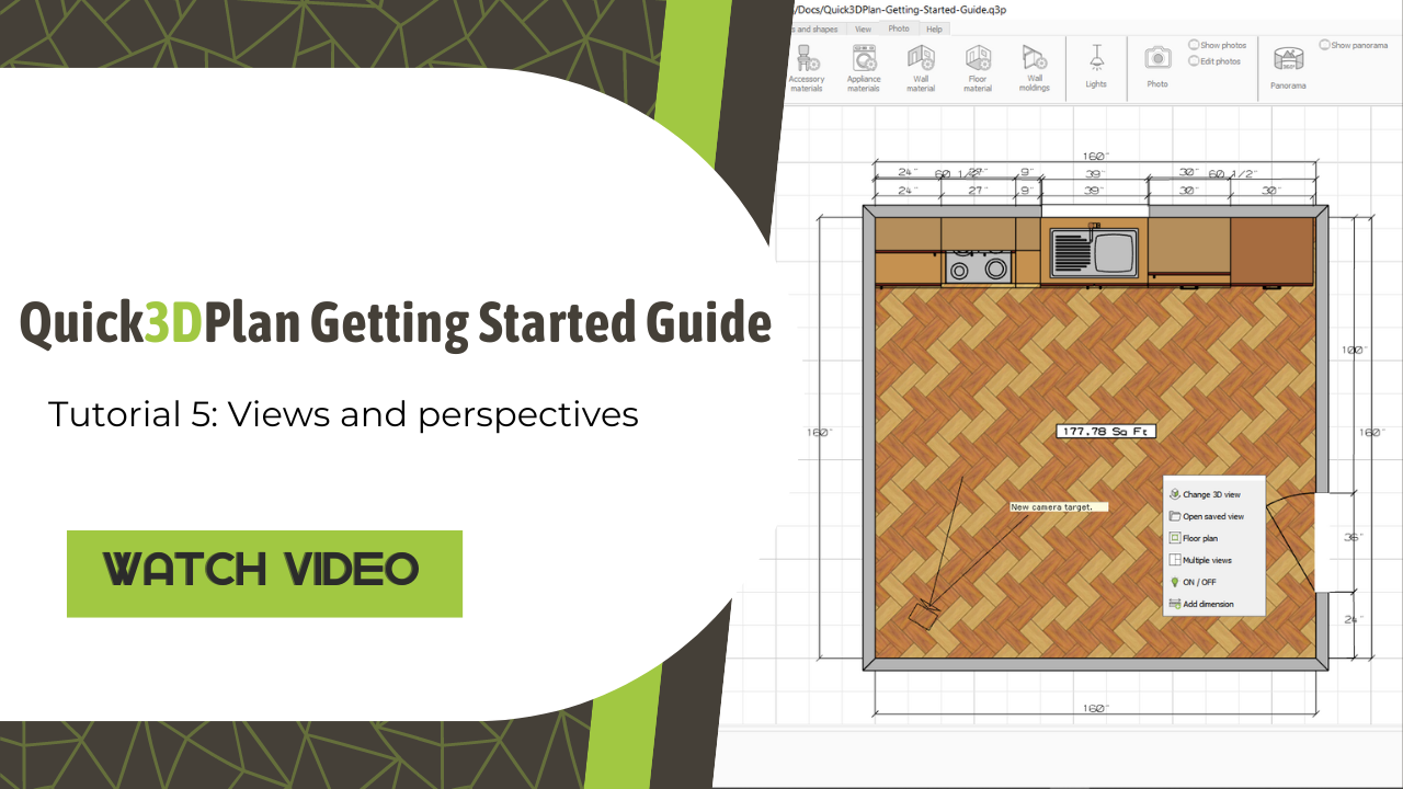 5. Views and perspectives in Quick3DPlan.